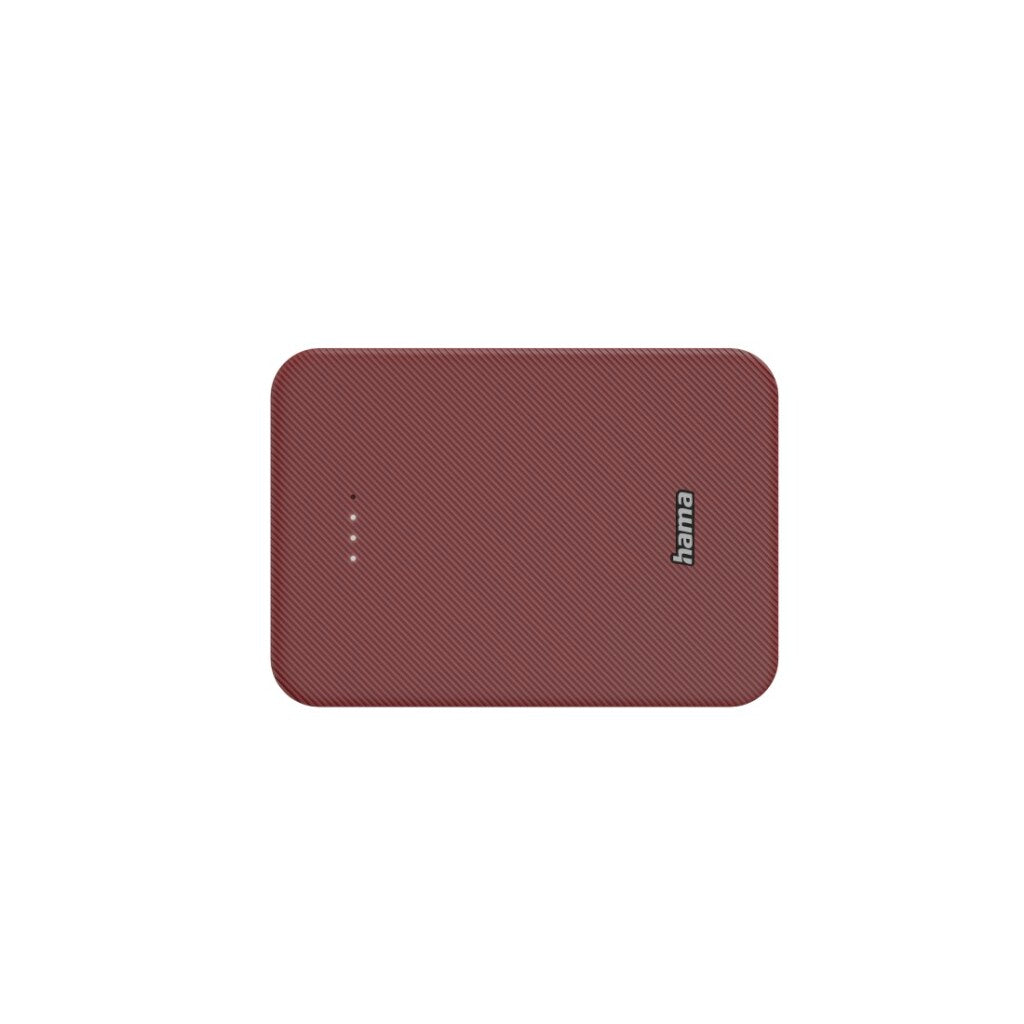 Hama Power Pack Colour 10 10000Mah 2 Uitgangen: Usb-C Usb-A Rood
