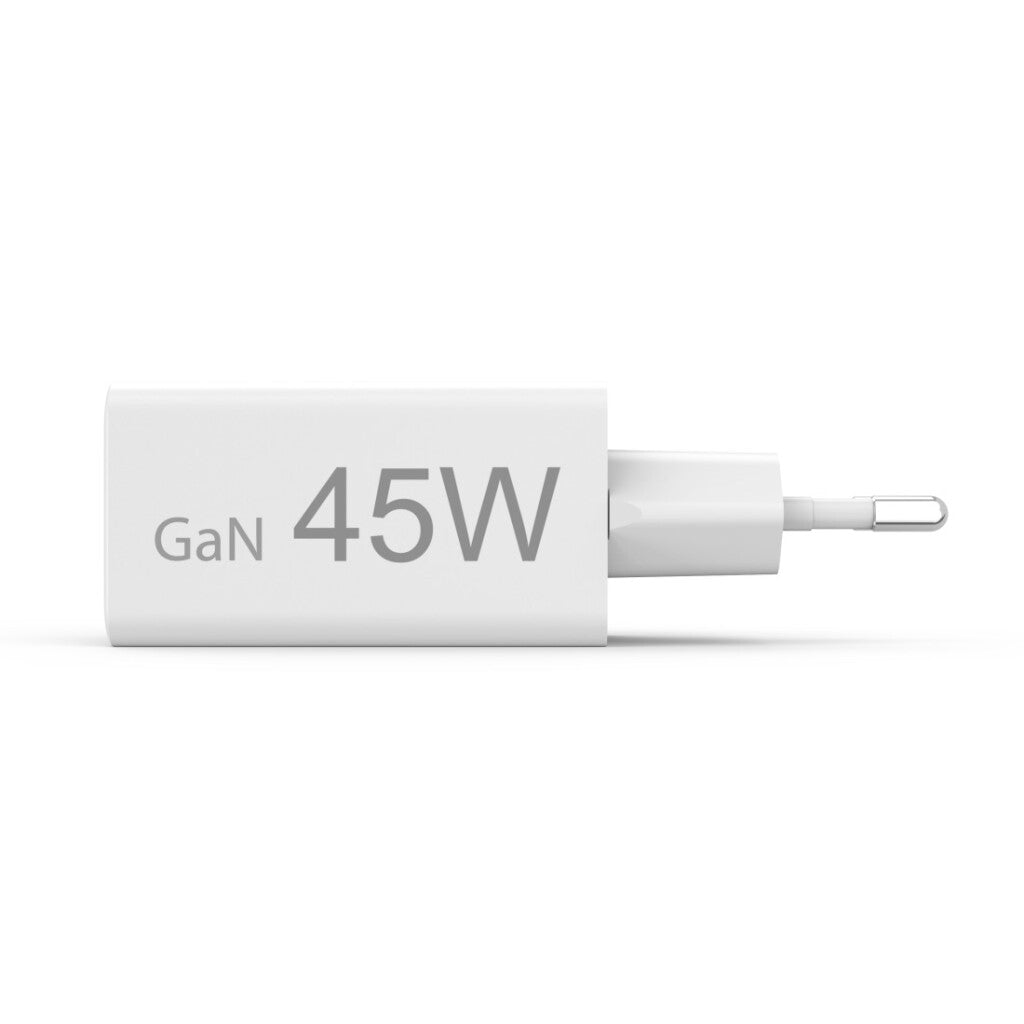 Hama Snellader 1X Usb-C Pd 1X Usb-A Qc Mini-Oplader 45 W Wit