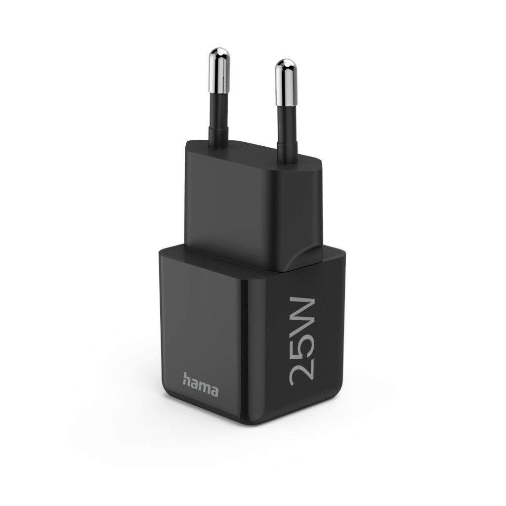 Hama Snellader 25W Usb-C Pd/Qualcomm Zwart