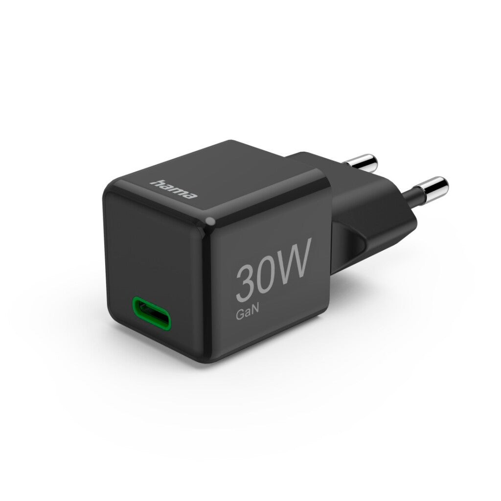 Hama Snellader 30W Usb-C Pd/Qc/Gan Zwart
