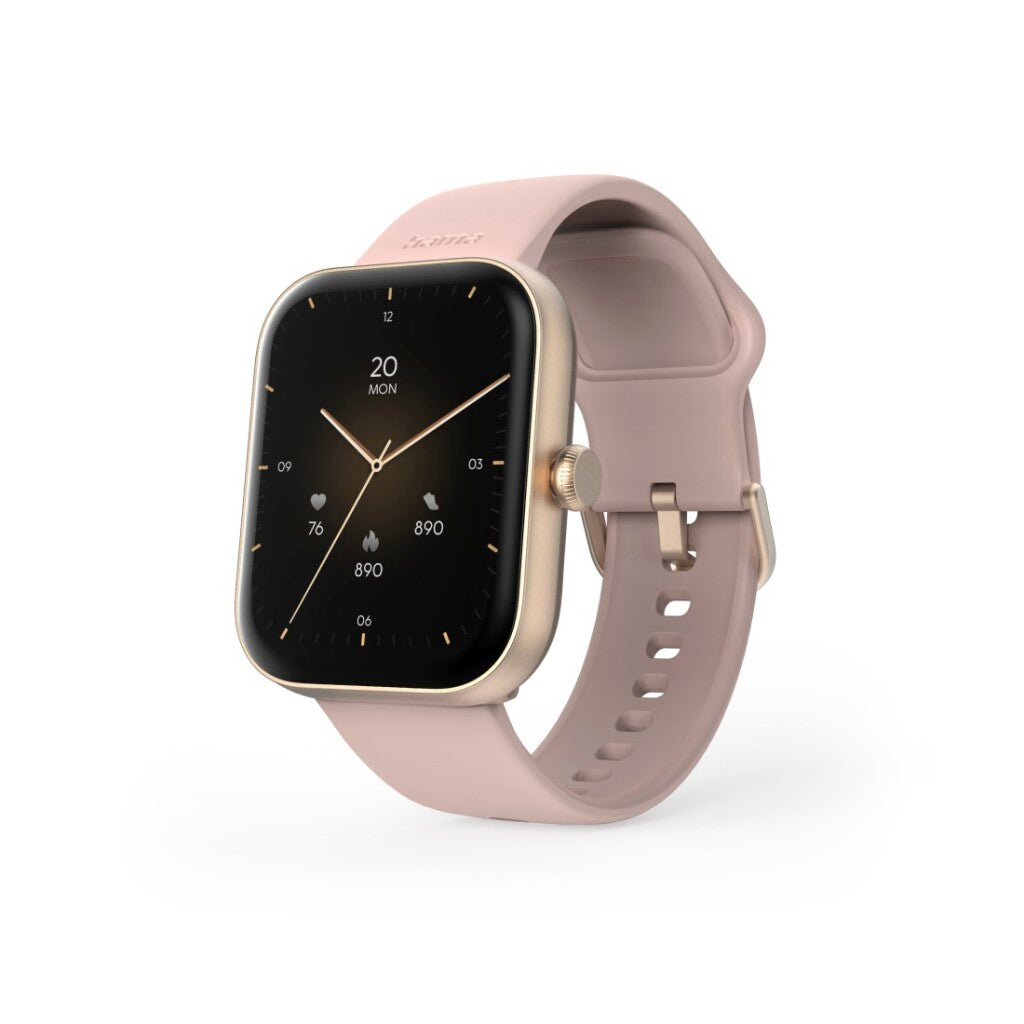 Hama Smartwatch 5000 Telefoonfunctie Slaapanalyse Waterdicht 1.65 Inch Ros&Eacute;