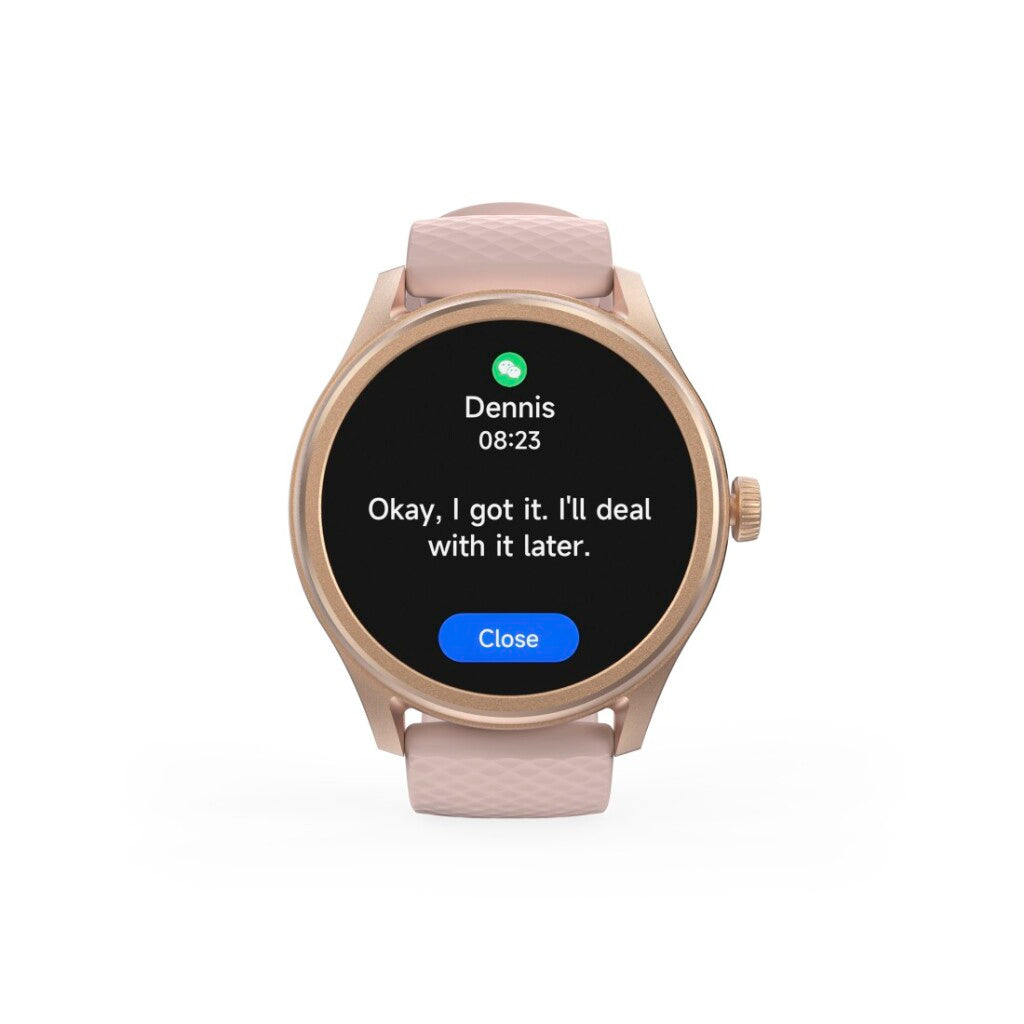 Hama Smartwatch 5010 Rond Slaapbewaking Waterdicht 1.38 Inch Ros&Eacute;