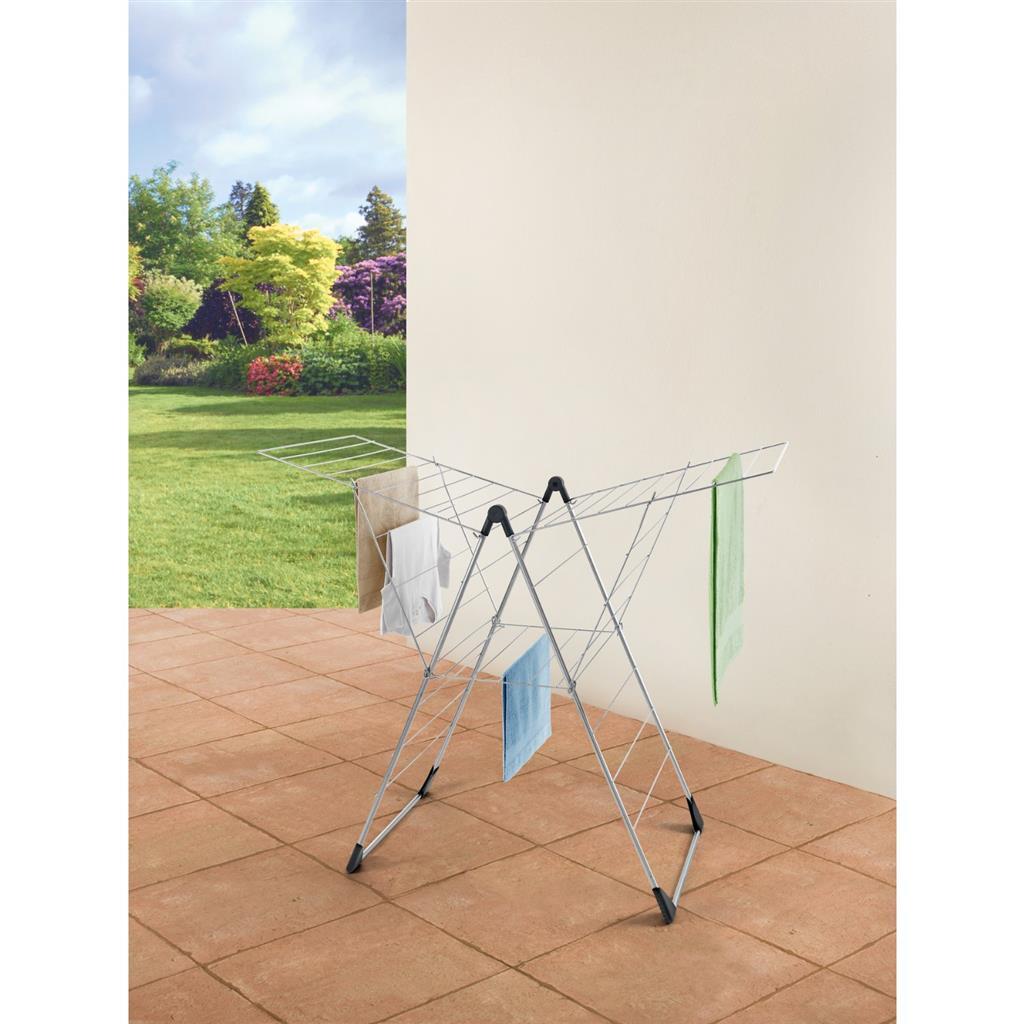 Tomado Breva Droogrek 25 M Lijn 58X133X109 Cm Zilver
